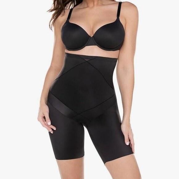 The Miraclesuit Tummy Tuck High Thigh Slimmer Black NEW WITHOUT TAGS SIZ… - Picture 1 of 5